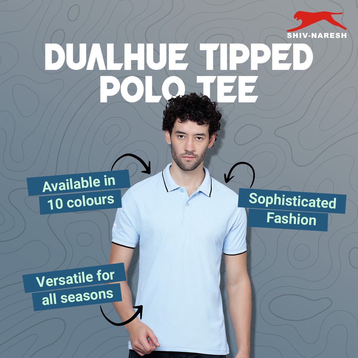 Elevate your everyday look with a DualHue Tipped Polo Tee🙌🏻

To buy, click on the link below!
shivnaresh.in

#ShivNaresh #Yoga #activewear #adventure #gymlook #MorningYoga #routine #athleisure #polotee #polos