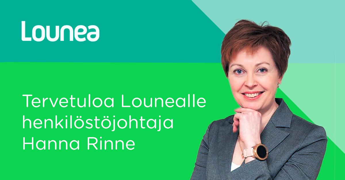 Lounean henkilöstöjohtajaksi ja konsernin johtoryhmän jäseneksi on nimitetty Hanna Rinne. Rinne tulee vastaamaan koko Lounea konsernin henkilöstöjohtamisesta ja henkilöstöhallinnosta sekä niiden kehittämisestä. Tervetuloa taloon! Lue lisää tiedotteesta: ow.ly/299k50PQZow