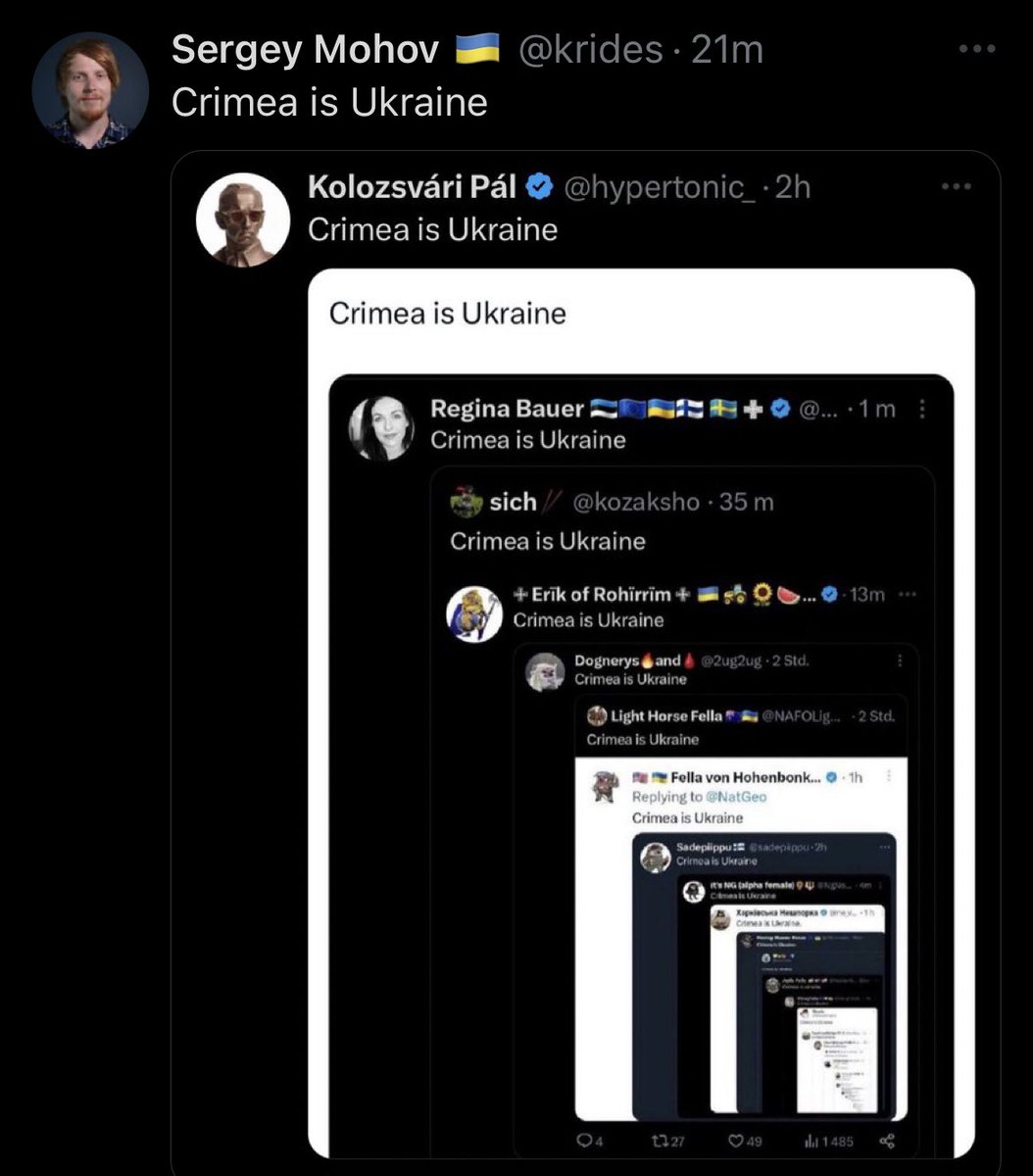 VolodyaTretyak's tweet photo. Crimea is Ukraine https://t.co/suun4xPT0I