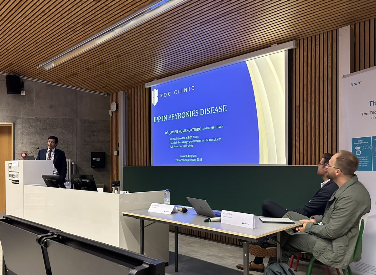 donwglee's tweet photo. Fantastic talk by @dr_romero_otero on challenging #IPP insertion in Peyronie’s disease #gettingthingsright https://t.co/Rn0QGW7HMs