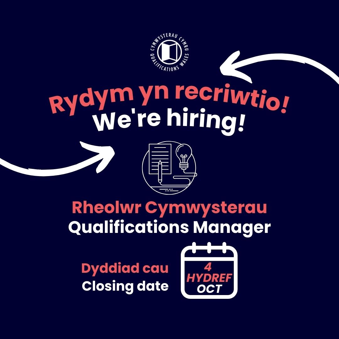 ⌛ Closing soon

Have you got the skills we’re looking for?

🗣️fluent Welsh speaker
🤔analytical thinker
😍team player

Find out about our two Qualification Manager roles and start your application today.

Closes 4 October

orlo.uk/9xa8i
