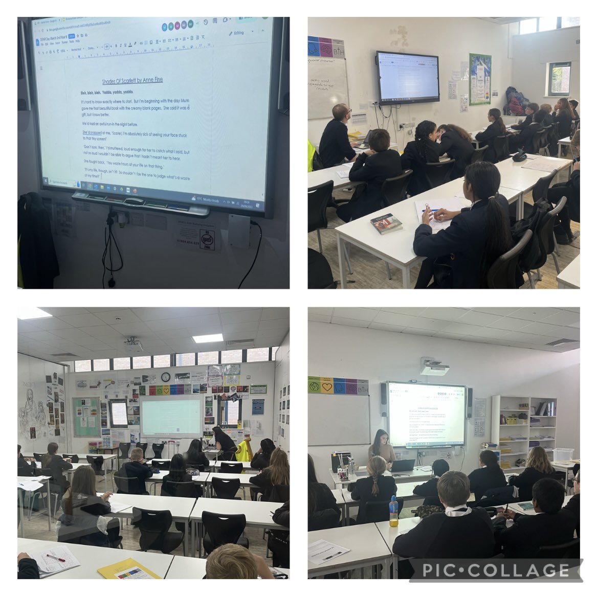 BTHCC_Library's tweet photo. Our first Drop Everything and Read of the school year!
Our pupils get to enjoy five extracts from different texts throughout the day. This helps us to promote the love of reading for pleasure and it also exposed them to differ ent genres and authors π #BTHreads β€οΈ https://t.co/AvDmx34m20