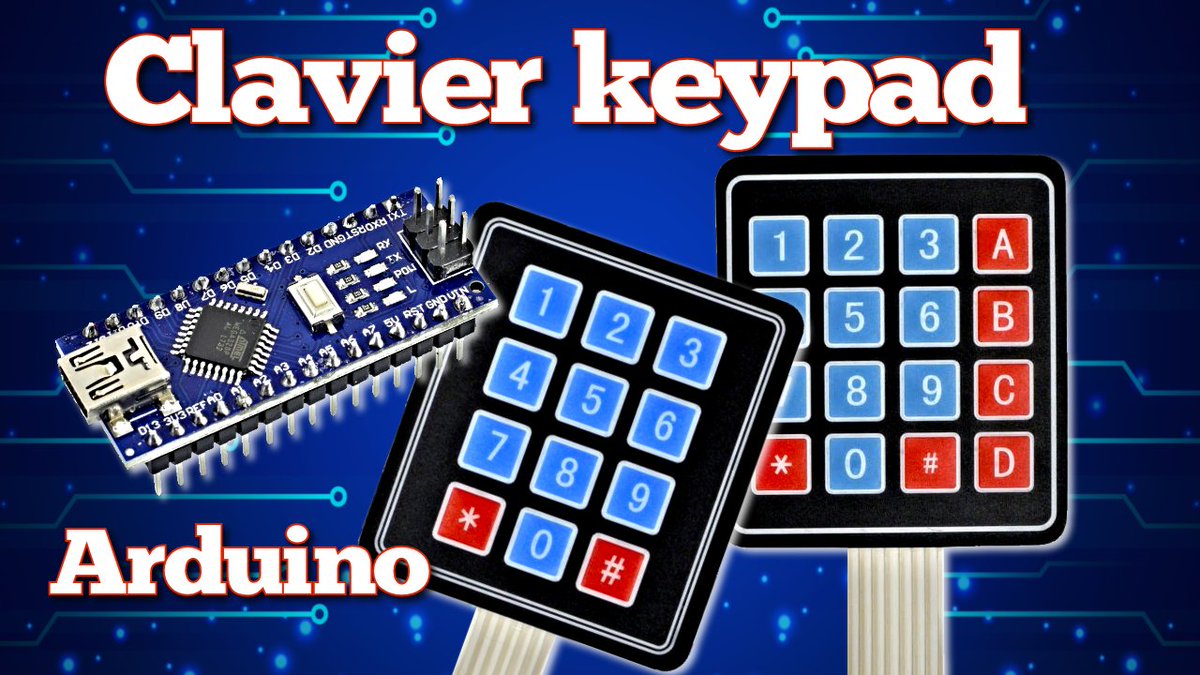 Lasdi_yes's tweet image. Arduino #66 Clavier ou KeyPad 4x3 a 12 boutons et 4x4 a 16 boutons. Tuto...
youtu.be/E5RNuUSexNw?si… via @YouTube
#arduino #arduinonano #arduinofun #lasdi #keypad #clacier #france #tutorial #tuto #code #tweeter #electronics #Electronic