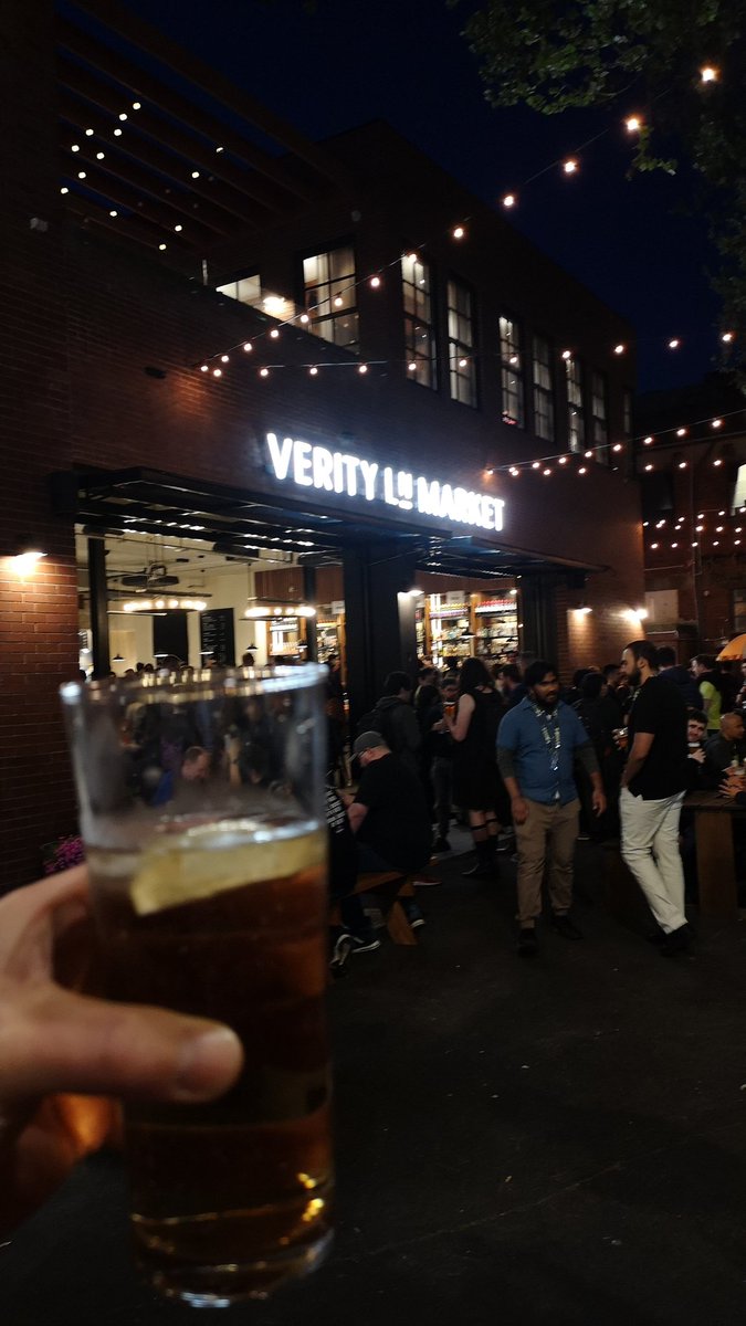 Joflixen's tweet photo. #bsidescbr Party kicking off at Verity Lane! https://t.co/ScEGZdW2Ij
