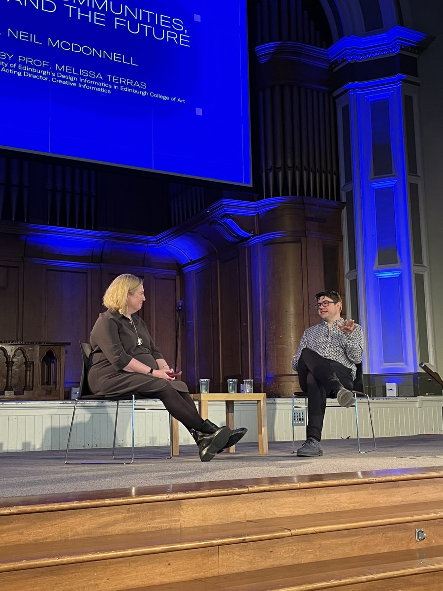 chrisspeed's tweet image. “You’ll be allowed to touch things!” @melissaterras reimagining how XR changes the experiences for future museum audiences in conversation with @nltmcd Access, ownership, boundaries, curation and disinformation all open opportunities and challenges #creativeinformatics