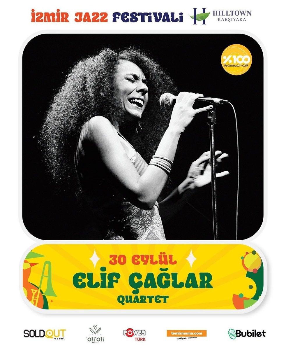 İzmir Caz Festivali 'nde görüşmek üzere 💮 Yarın 18.15 sahnedeyiz 💛