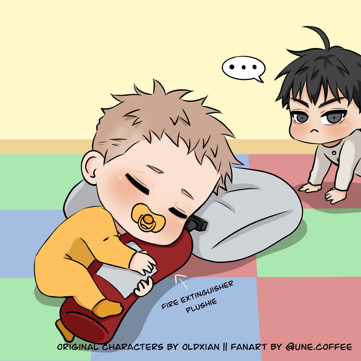 une_coffee's tweet photo. He Cheng’s Day Care  [ 1/2 ]
-
This was inspired by my recent video about the 4 boys calling He Cheng dad 😅
-
#19days #oldxian #tianshan #qiucheng #hetian #moguanshan #hecheng #brotherqiu https://t.co/6TgroxUGJs