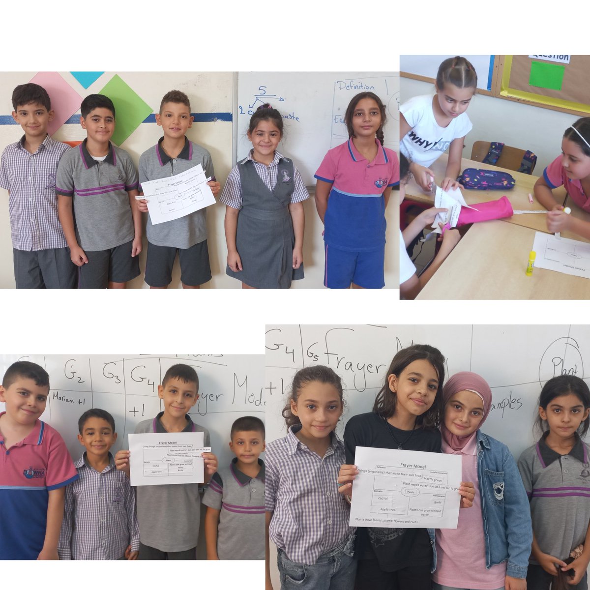 SamahGhorabi's tweet photo. Frayer model helps students to identify, understand, learn new vocabulary and build their lexicon. It activates past knowledge, links it to the new concepts and stimulates critical analysis of the information.
#Grade4AandC
@makdawhaschool @soha_nj @raefa_jomaa https://t.co/KSlQu6EUpU