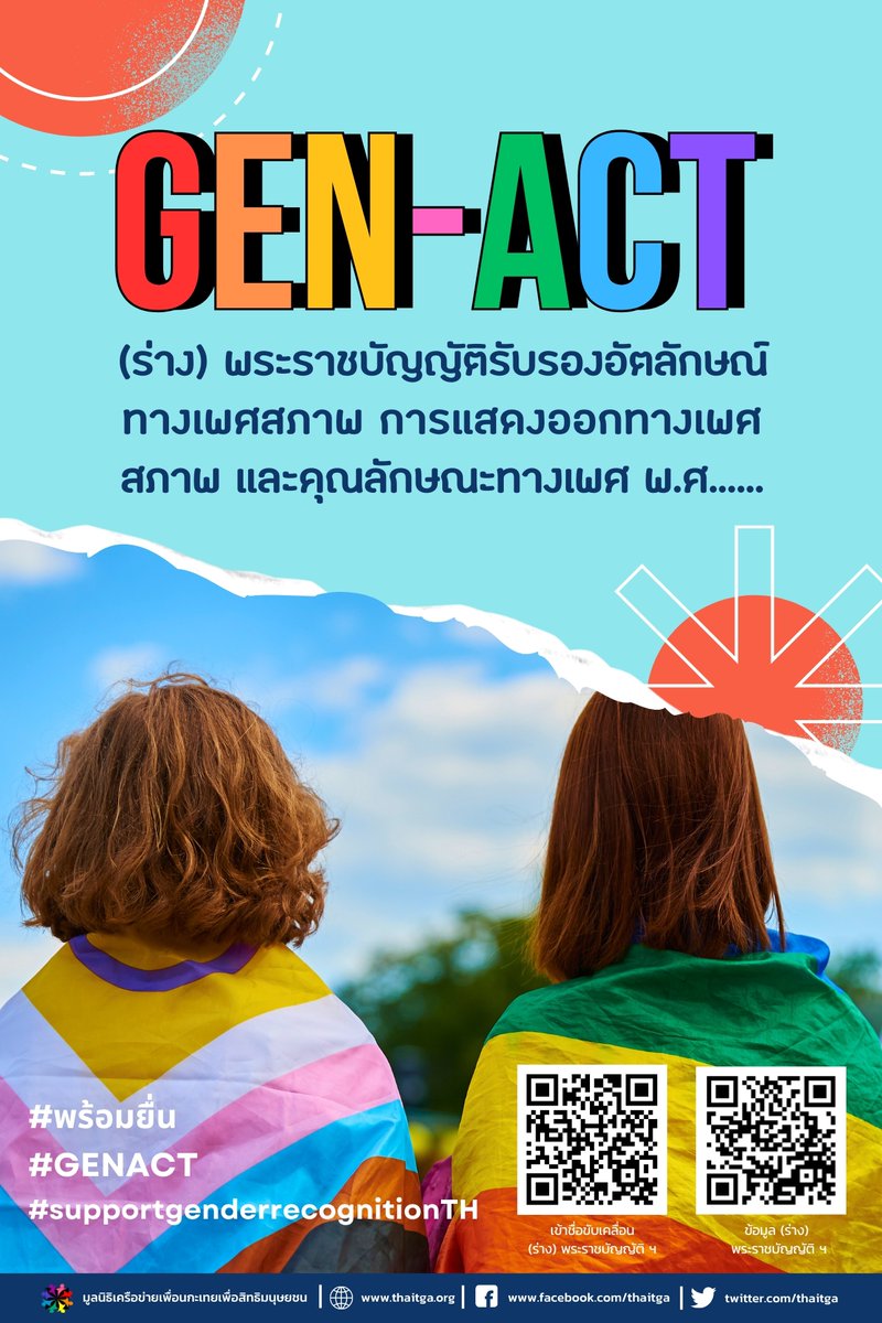 ThaiTGA's tweet photo. สรุปร่าง #GENACT
#รับรองเพศสภาพโดยประชาชน
#เพศกำหนดเอง https://t.co/8LK6xlSAhS