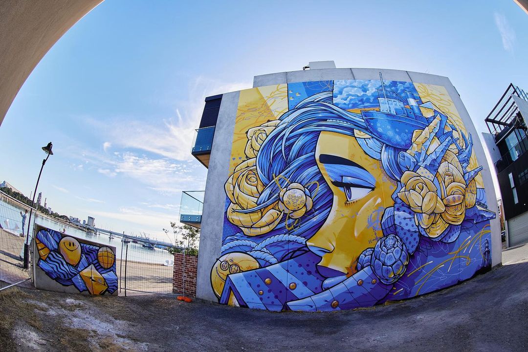 brababella's tweet photo. #Streetart by #Sofles @ #PortAdelaide, Australia, for #WonderwallsPortAdelaide
More pics at: https://t.co/Basjj41AVr
#streetartPortAdelaide #streetartAustralia #Australiastreetart #arteurbana #urbanart #murals #muralism #contemporaryart #artecontemporanea https://t.co/Vwg4qyZPPd