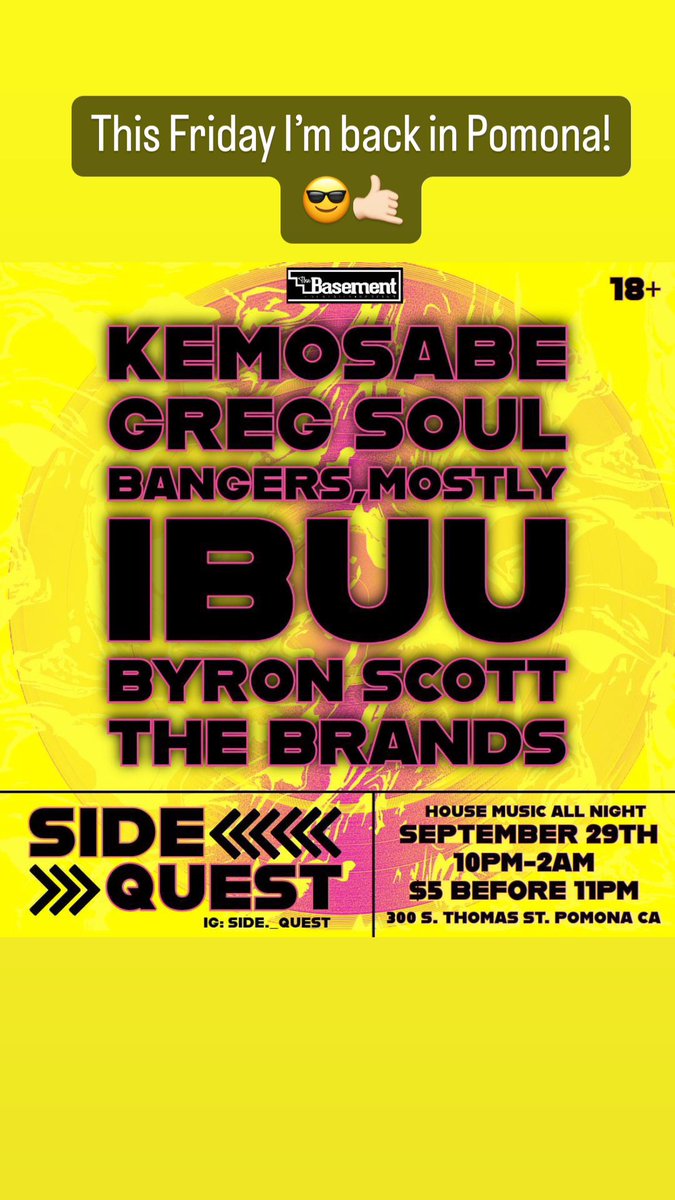 ibuuMusic's tweet photo. Have been out of the Loop since Elon took over. 
I’ll be in Pomona this Friday https://t.co/ON6g0xil2z