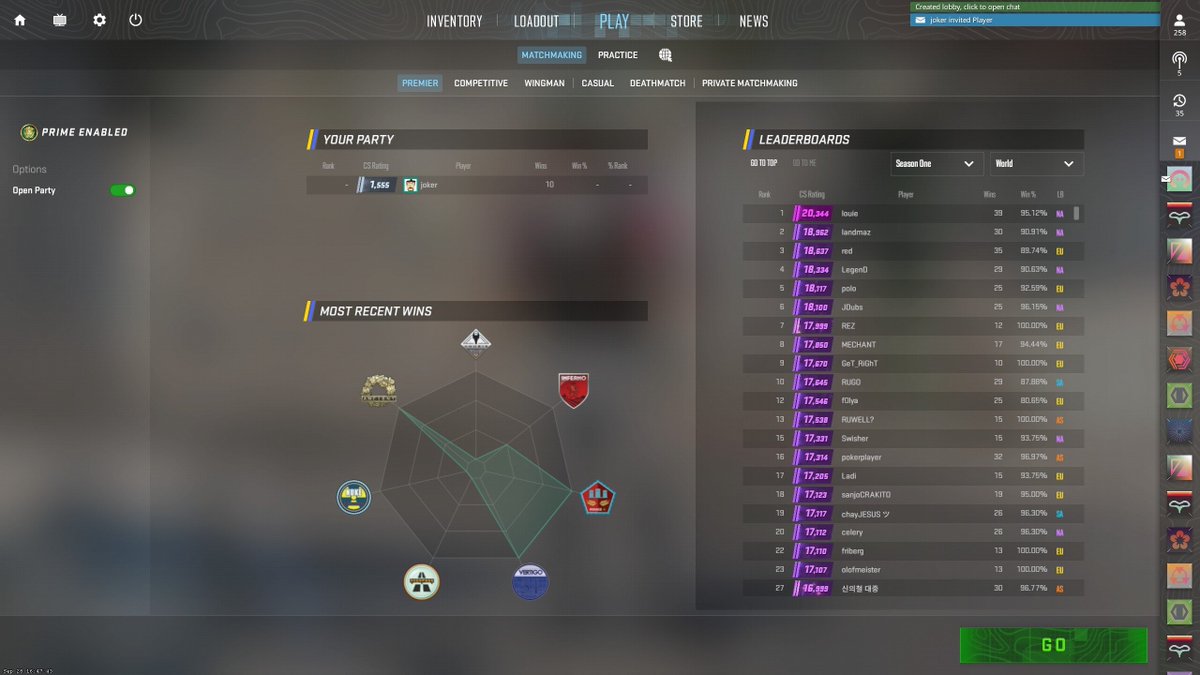 csgo_sean's tweet image. I will never solo queue premier ever again. I have met the new collection of AI bots Valve created to fill games. Gonna be a great time grinding back up to 15k!