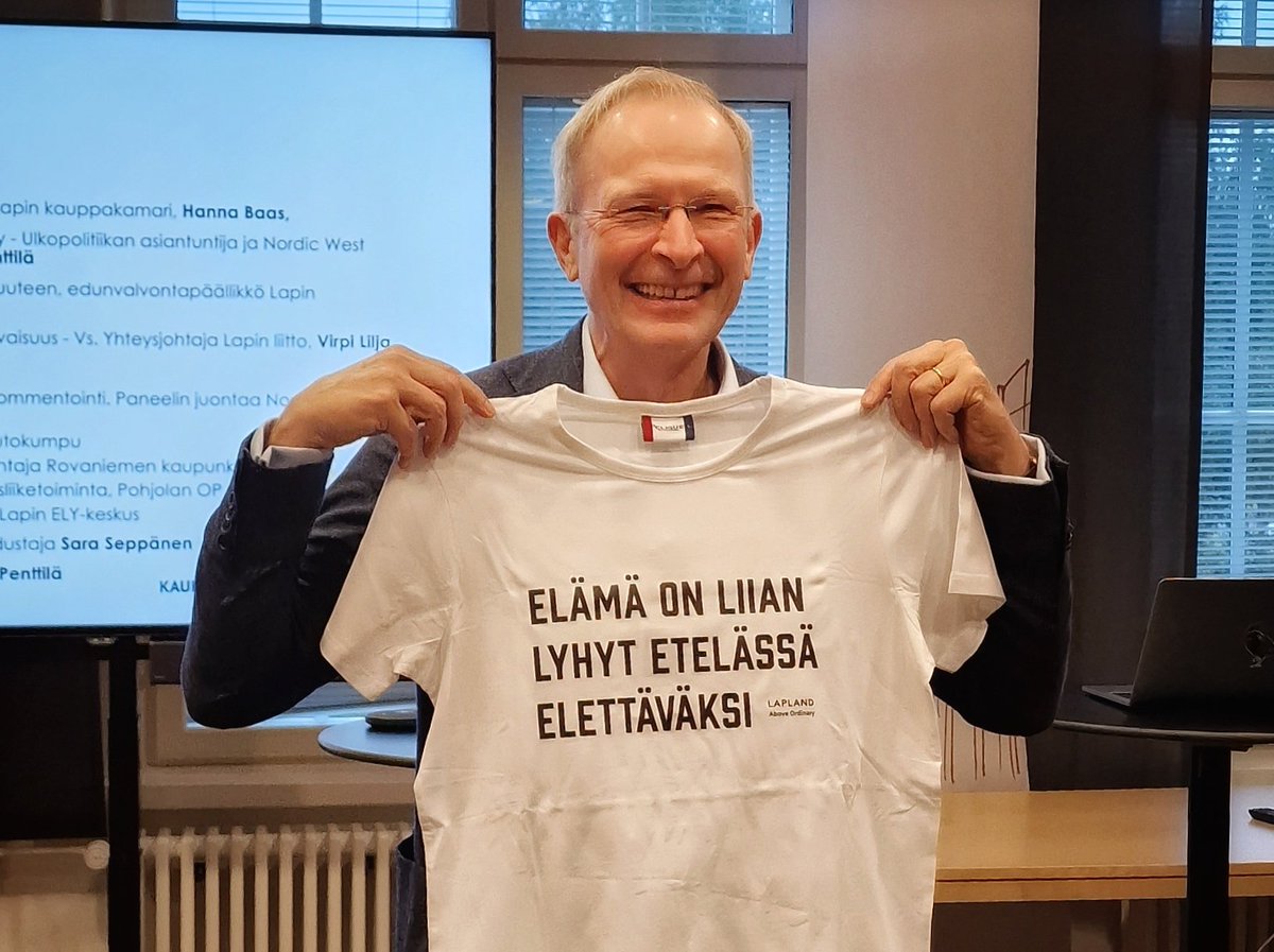 Kiitos <a href="/ristoej/">Risto EJ Penttilä</a> Penttilä ja Nordic West Office todella antoisasta Suomi-skenaariot 2030 -matkasta viimeisen vuoden aikana! Tervetuloa Lappiin myös tulevaisuudessa, koska #elämäonliianlyhytetelässäelettäväksi 💫 #Lappi #elinvoima