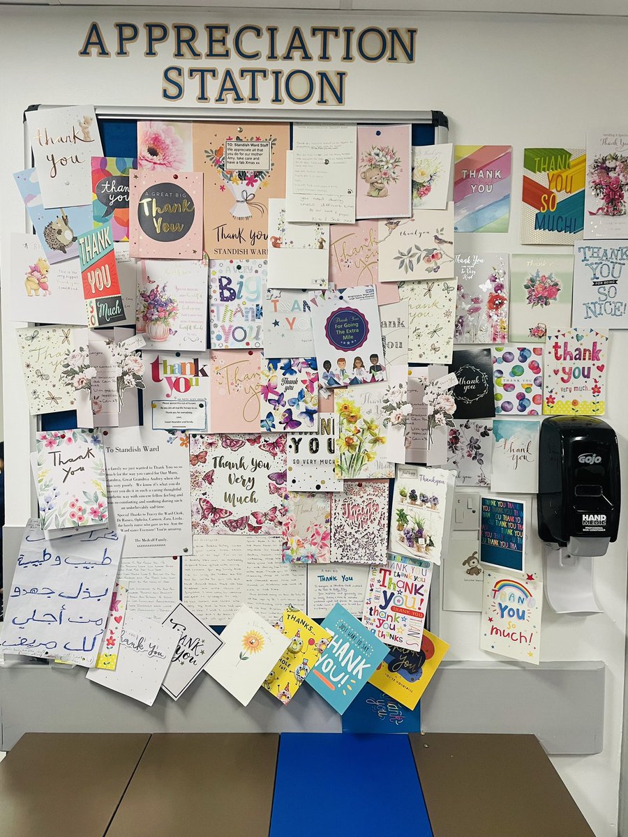 ‘Appreciation Station’ on Standish ward 💁🏻‍♀️

#proud 🏆