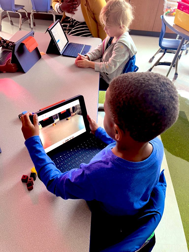 TanieshaTitleI's tweet photo. Such a joy watching our TITLE I Apple Classroom Iniative in action at @DrMuddES today! From demonstration to implementation, these students amazed us with their quick adaptability #appleclassroom
#ipads https://t.co/ihp3UDjh0D