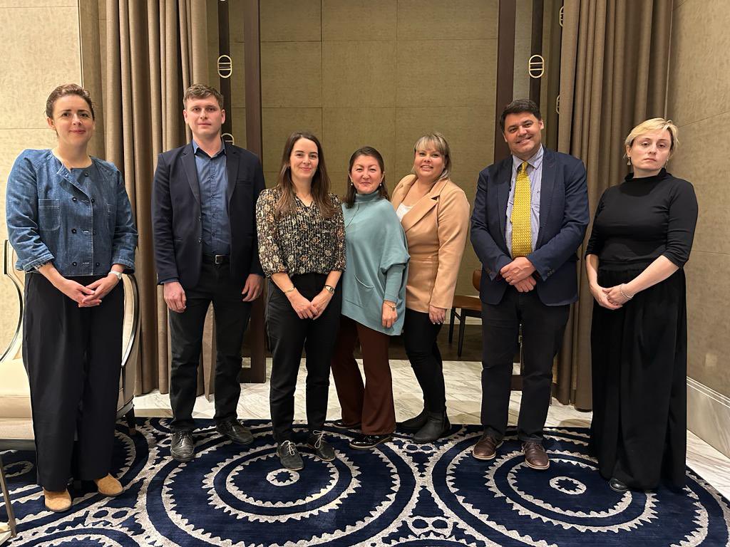 SeanMelbourne2's tweet photo. Good to talk to some of Kazakhstan’s formidable human rights defenders today about some of the challenges they face and recent developments impacting civil society and media in 🇰🇿 . 🇬🇧 will always support human rights and #opensocieties and their vital work in 🇰🇿 and globally https://t.co/7JgZKByTPx