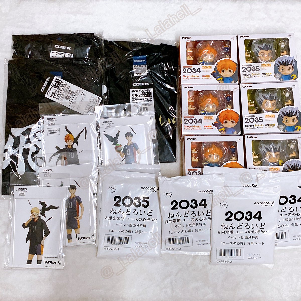 _Lalahell_'s tweet photo. #LalahellUpdate 。◕‿◕。 สินค้ารอบ 3/9 มาถึงแล้วนะคะ รอบนี้ช้ามากต้องขออภัยด้วยค่ะ🙇♀️ส่งพรุ่งนี้
⊹ แสตน COSPA 1.0
⊹ เสื้อคำขวัญไฮคิว
⊹ ด๋อยวิถีแห่งเอซ โบ ฮิ
⊹ Shimamura ไฮคิว Sanrio กระเป๋า ริง
⊹ ด๋อยนั่งสึกกี้
⊹ Zanui Uniform Ver
⊹ Lotto ForceBook
⊹ นั่งจ๋องโอย กดเกิน https://t.co/FFWup9z0Z6