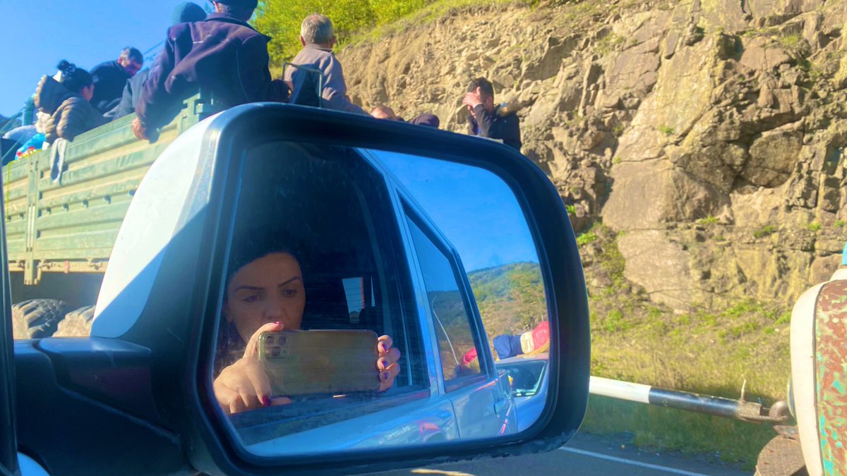 After 30h forced journey of displacement, I’m in Goris, 🇦🇲Armenia. Safe. I realized my new status only when the volunteers opened the car door &amp; offered us food. 

I don’t know where I’ll sleep or what tomorrow will bring but after losing my homeland, I know I’ve a home again.
