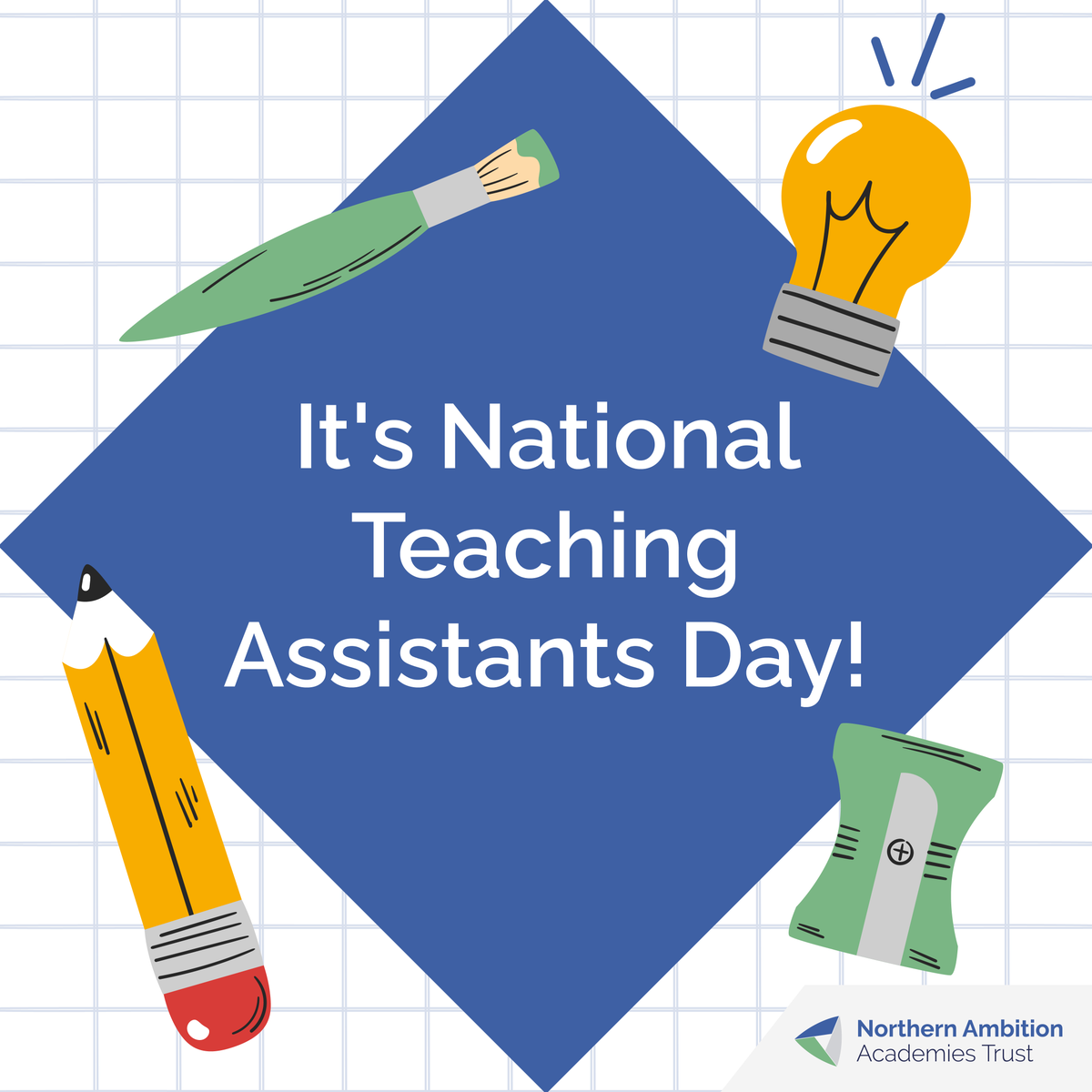 NAmbitionTrust's tweet photo. We want to take some time to celebrate all the incredible TAs who make our Trust and academies the special places we know them to be.

Nominate one of your Teaching Assistants for National Teaching Assistant's Day: https://t.co/eOXzcEj3UQ https://t.co/fxuhXfVYDp