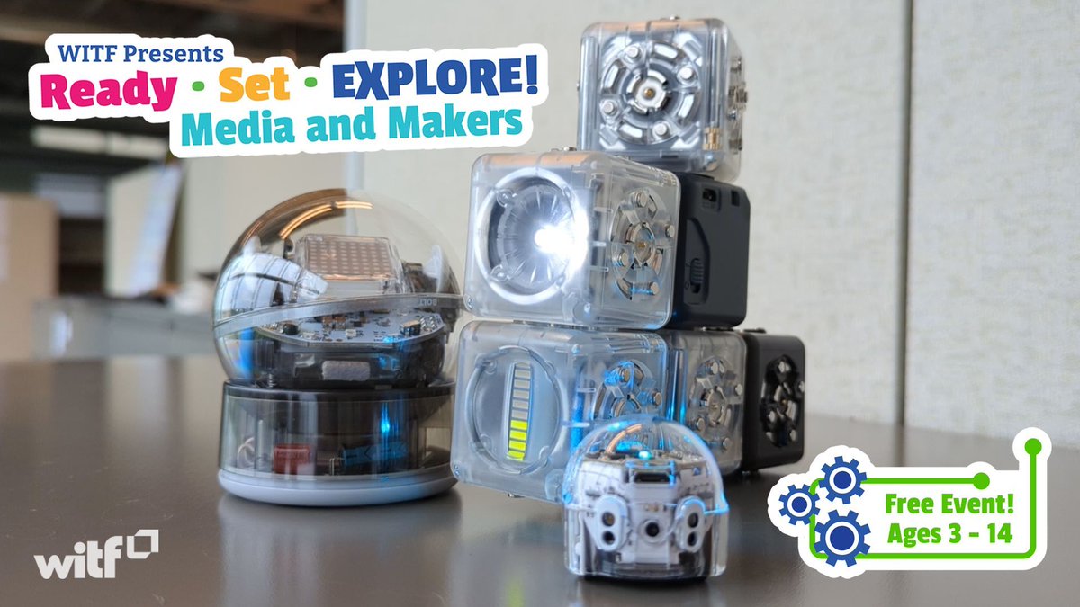 Come to Ewell Plaza on October 14, 10am-2pm for <a href="/WITF/">WITF</a>’s Ready, Set, Explore Media and Makers! 🌟 Learn coding, robotics, 21st-century media literacy skills and more!

Get your family's FREE tickets: buff.ly/3PgHpyc

#STEM #LancasterPA #visitlancasterpa