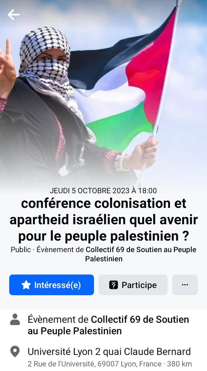 Meyer_Habib's tweet photo. Une honte ! En France, en 2023, la cheffe de file du mouvement terroriste FPLP à Gaza est invitée en guest star à l’Université Lyon II ! 
Alors qu’en France, selon l’@IfopOpinion, 9 étudiants juifs sur 10 ont été victimes d’un acte antisémite au cours de leur scolarité, on cultive la haine du Juif dans des universités françaises ! Le nouvel antisémitisme est à son paroxysme en France ! 

Le FPLP, c’est notamment l’attentat de la rue Copernic, le détournement du vol Air France à Entebbe et l’assassinat d’un tétraplégique américain, jeté par-dessus bord de l’Achille Lauro parce que juif !

J’écris à la Ministre de l’Enseignement supérieur @sretailleau. Le terrorisme et l’antisémitisme n’ont pas leur place dans nos Universités !