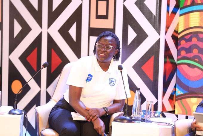 adoa_ernest's tweet photo. The Manager Corporate Social investments @stanbicug - @ondoga says that their CSI focuses on. Social, economic and environment facets of the community.
#GatheringOfGivers #OmutimaOmugabi #BeyondProfits https://t.co/oGWyRZ1SFh
