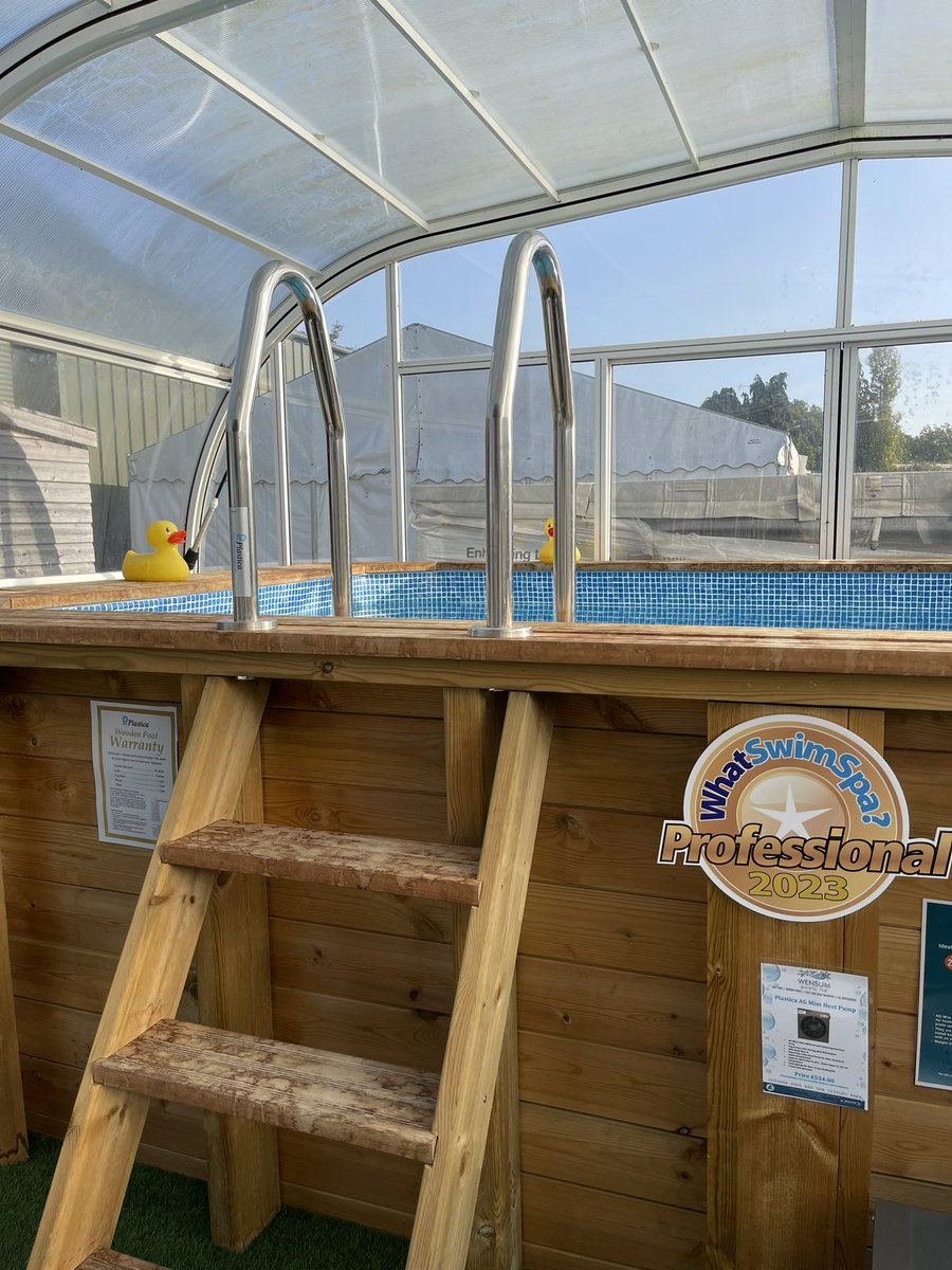 WensumPools's tweet photo. W O O D E N  P O O L  O F F E R

We have our ex demo wooden pool on offer at a fantastic clearance price of only £2,750.00

Swimming is so beautiful and energising and brings all the family together. If you have not got the
room for a full size pool in your garden 🩵 https://t.co/KfFfhE7rof