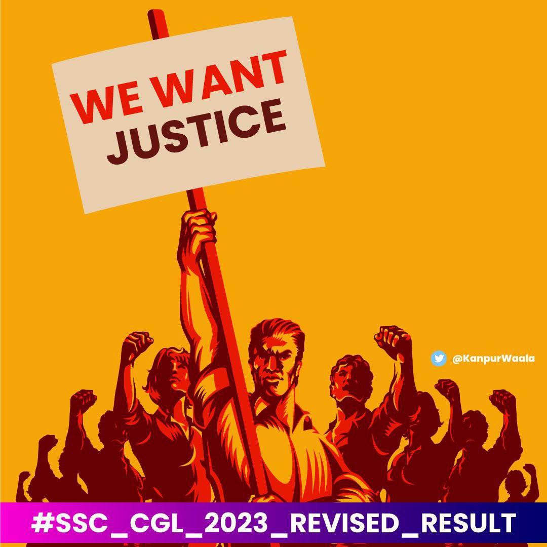 raviyadav___'s tweet photo. Justice for SSC CGL -23 aspirants.
#SSC_CGL_REVISED_RESULT
#SSC_CGL_REVISED_RESULT
#SSC_CGL_REVISED_RESULT
#SSC_CGL_REVISED_RESULT 
#SSC_CGL_REVISED_RESULT
#SSC_CGL_REVISED_RESULT https://t.co/GlJRjiYm0a