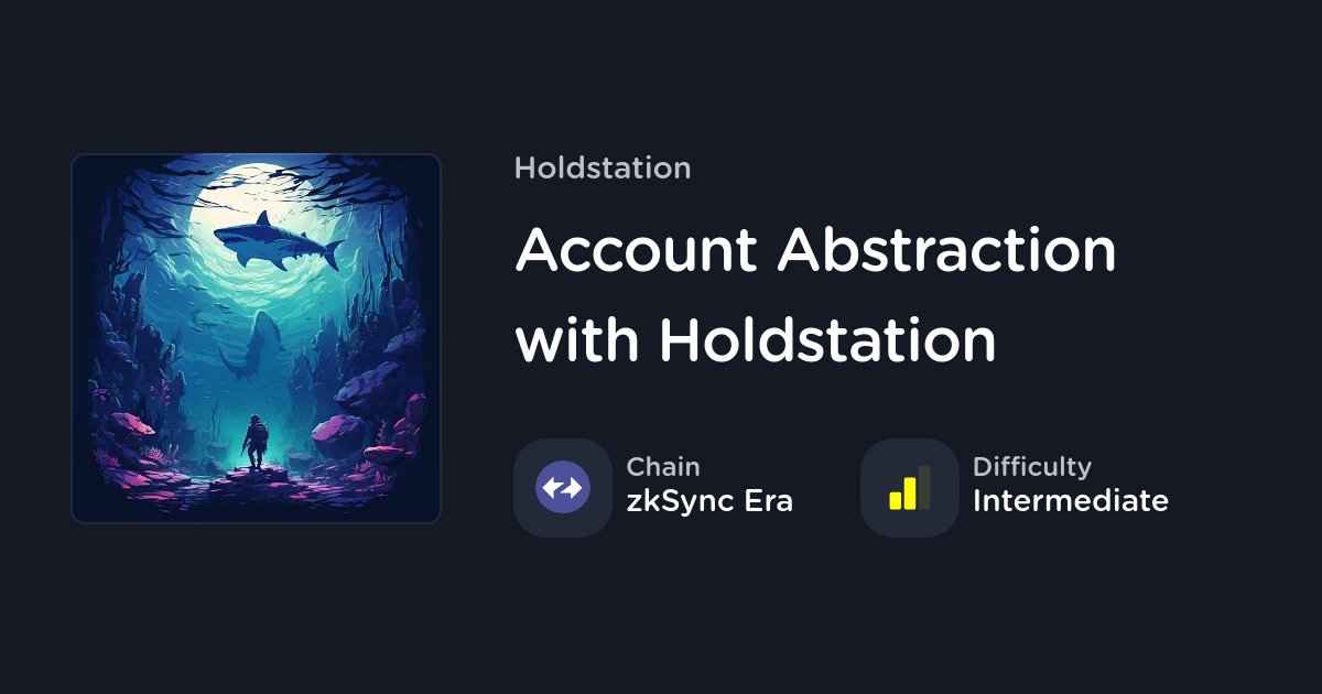 layer3xyz's tweet photo. Learn how Account Abstraction redefines blockchain transactions beyond traditional Ethereum standards with @HoldstationW!   

https://t.co/9sbicuNSwg https://t.co/BLow2sfCiQ