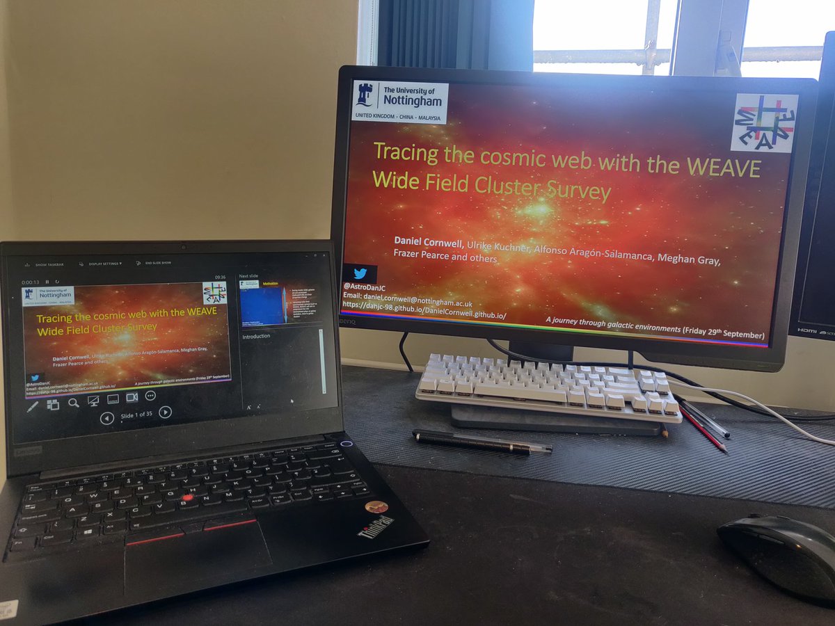 Looking forward to presenting my work at the galactic environment conference this morning 🕸️🌌