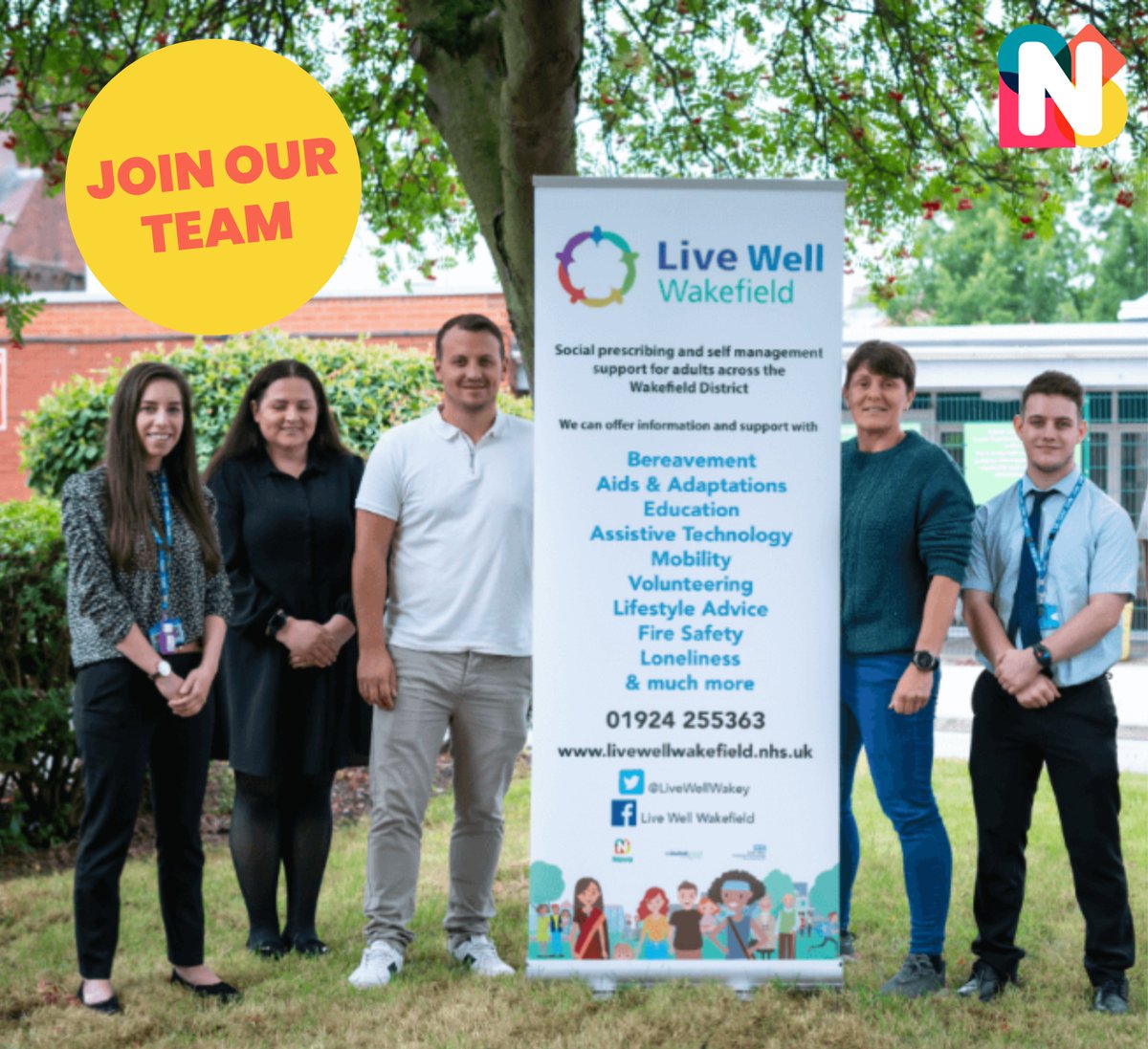 📢 WE'RE #HIRING 📢 

Are you passionate about supporting local people to improve their health and wellbeing?

The <a href="/LiveWellWakey/">Live Well Wakefield</a> team currently has two fantastic vacancies 👇

➡️Service Support Officer
➡️Social Prescribing Link Worker

Full details: nova-wd.org.uk/nova/jobs