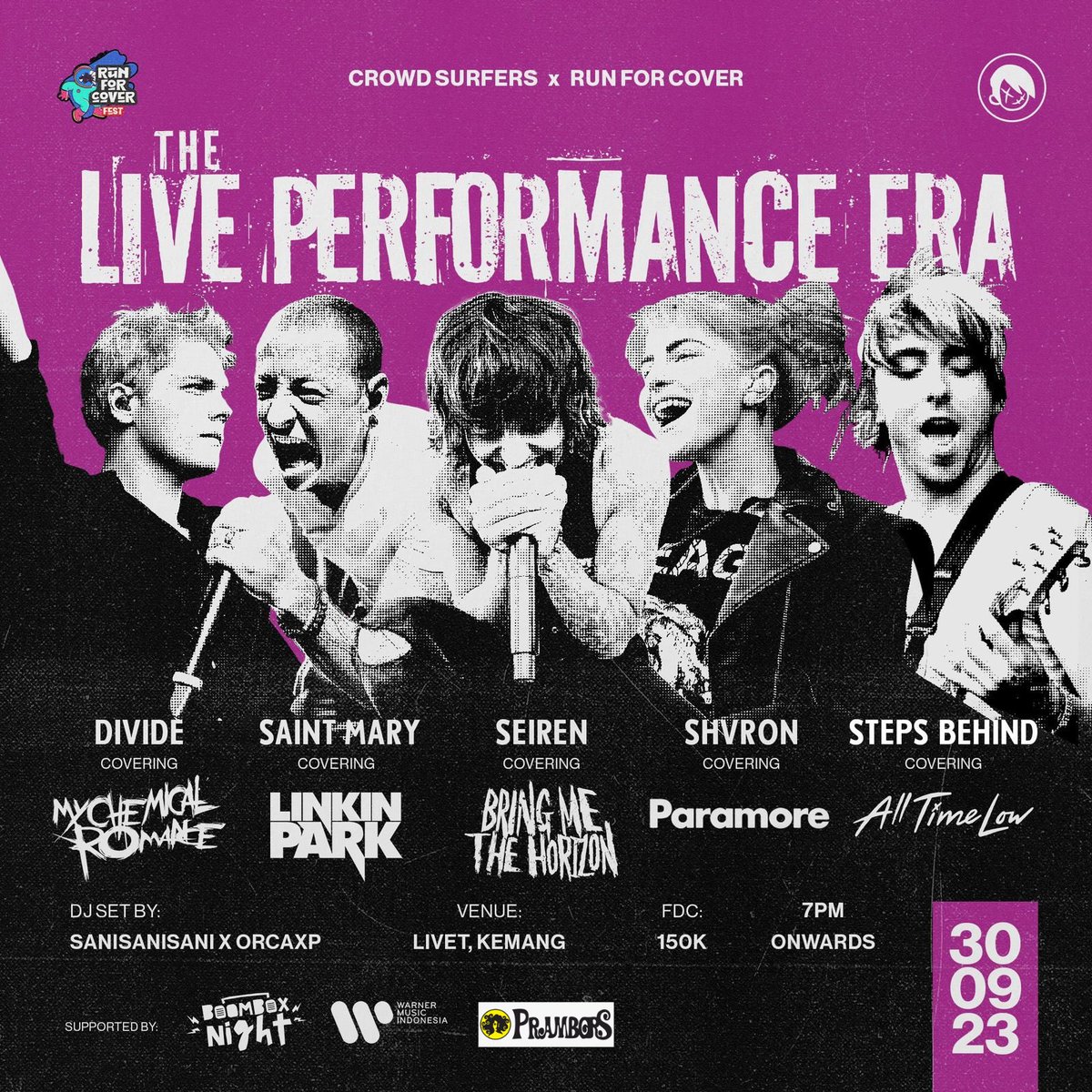 prambors (@prambors) on Twitter photo <a href="/crowdsurfers_id/">guys rayain ultah aku dong</a> IN COLLABORATION WITH @runforcoverfest ARE BRINGING THE LIVE BAND PERFORMANCE BACK!
Theyโre throwing it back to 2010 when tribute nights is the trend! Come reminisce the time of our youth with our favorites blasting through the stereo (quite literally).
Here <a href="/crowdsurfers_id/">guys rayain ultah aku dong</a> IN COLLABORATION WITH @runforcoverfest ARE BRINGING THE LIVE BAND PERFORMANCE BACK!
Theyโre throwing it back to 2010 when tribute nights is the trend! Come reminisce the time of our youth with our favorites blasting through the stereo (quite literally).
Here