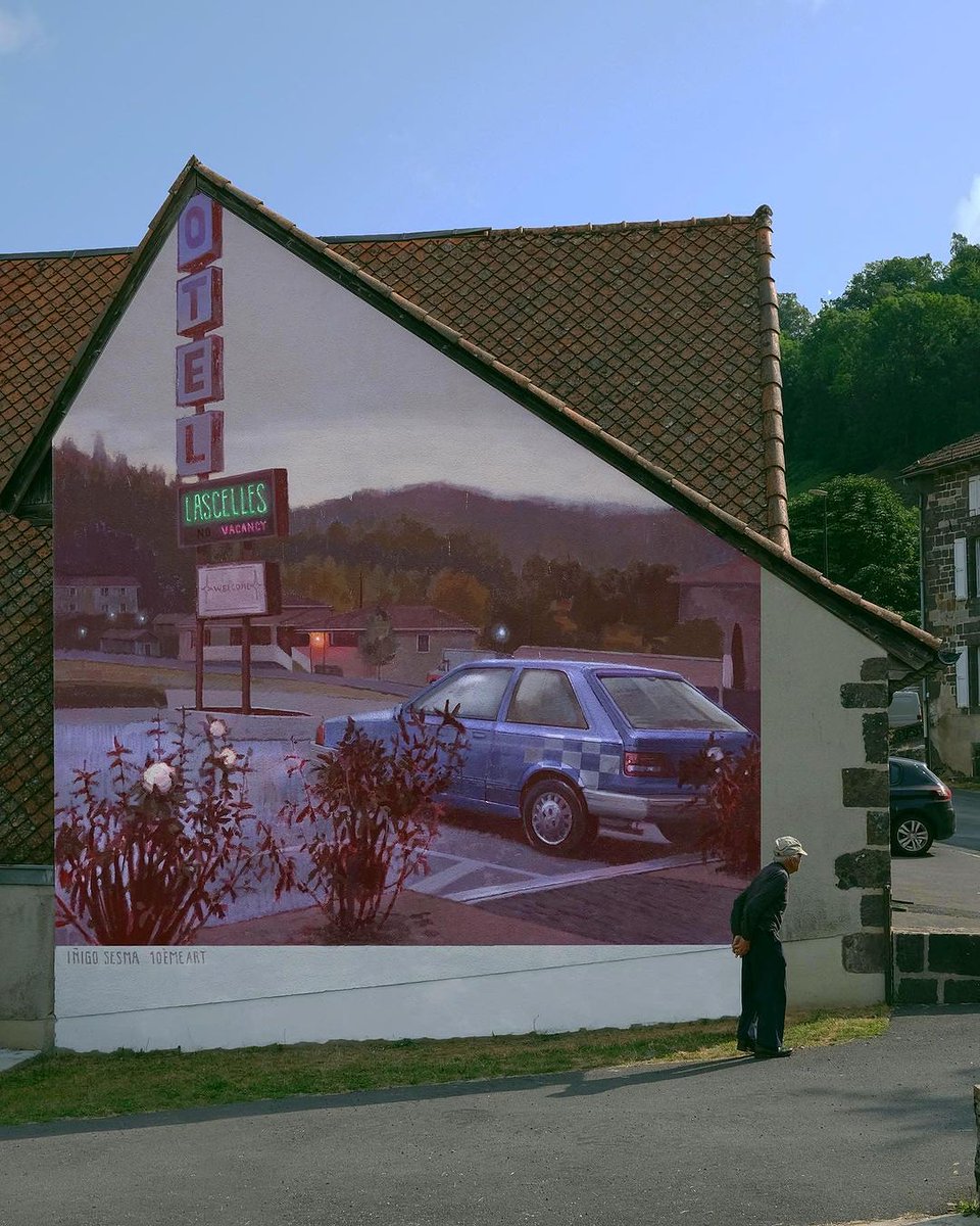 brababella's tweet photo. #Streetart by #InigoSesma @ #Lascelles, France, for #Festival10èmeArt
More pics at: https://t.co/TbuP2B4dxE
#streetartLascelles #streetartFrance #Francestreetart #arteurbana #urbanart #murals #muralism #contemporaryart #artecontemporanea https://t.co/c427JwEAZO