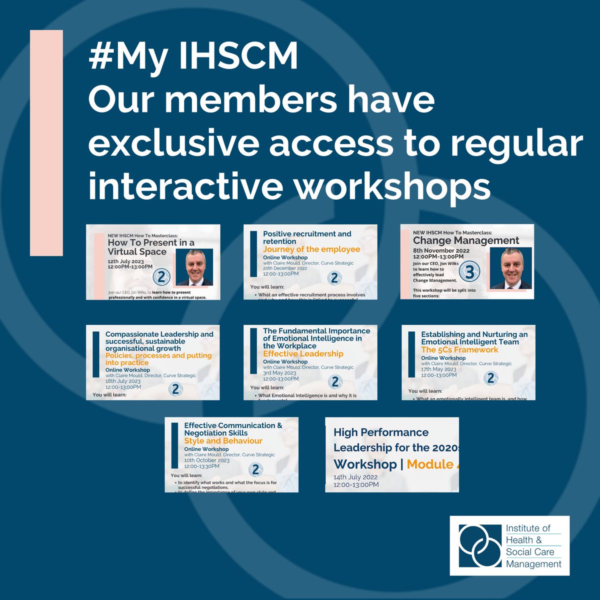 IHM_tweets's tweet image. IHSCM membership brings you access to member only events including regular interactive workshops; why not catch up on one today to see what you could be missing out on?

Watch here: zurl.co/HH06 

#MyIHSCM
