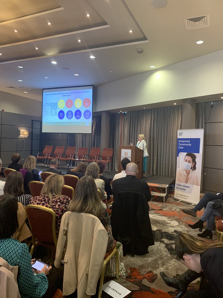 The Tallaght Hub giving an overview of Community Healthcare Networks and how they work differently to improve outcomes in #EnhancedCommunityCare integrated model #HomeFirst

CHNs are supported to strengthen connections and co-ordinate care with extended MDT teams #ECCConference23