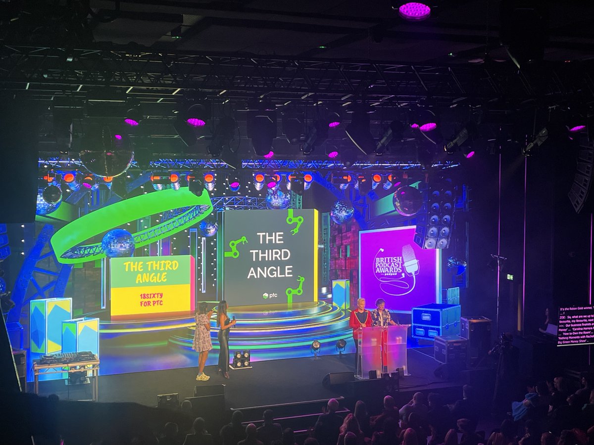 Eighteen_Sixty's tweet photo. Wow! The Third Angle, a podcast all about engineering and tech innovation that we make for industrial software company @PTC  won the GOLD Best Business Podcast @britpodawards😮! Huge congratulations to the PTC team, especially @JacquiACook and the excellent host Paul Haimes.👏.. https://t.co/q151gXVcV2