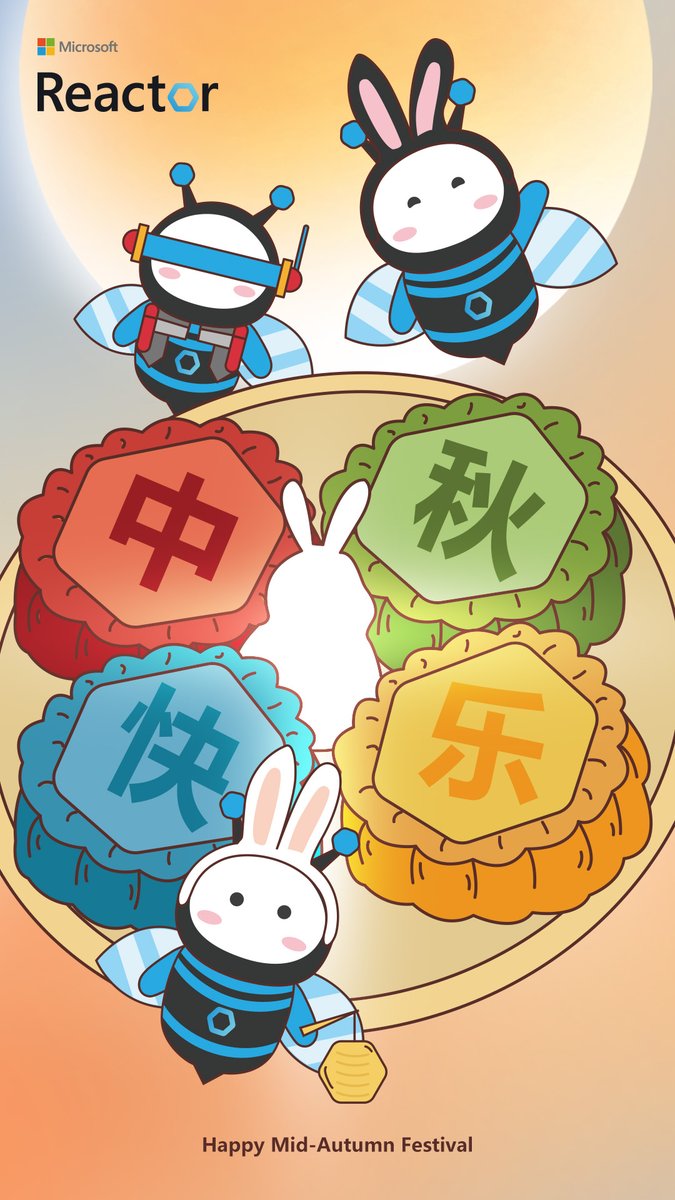 Wishing you a happy Mid-Autumn Festival and a happy and healthy family. 中秋节快乐！