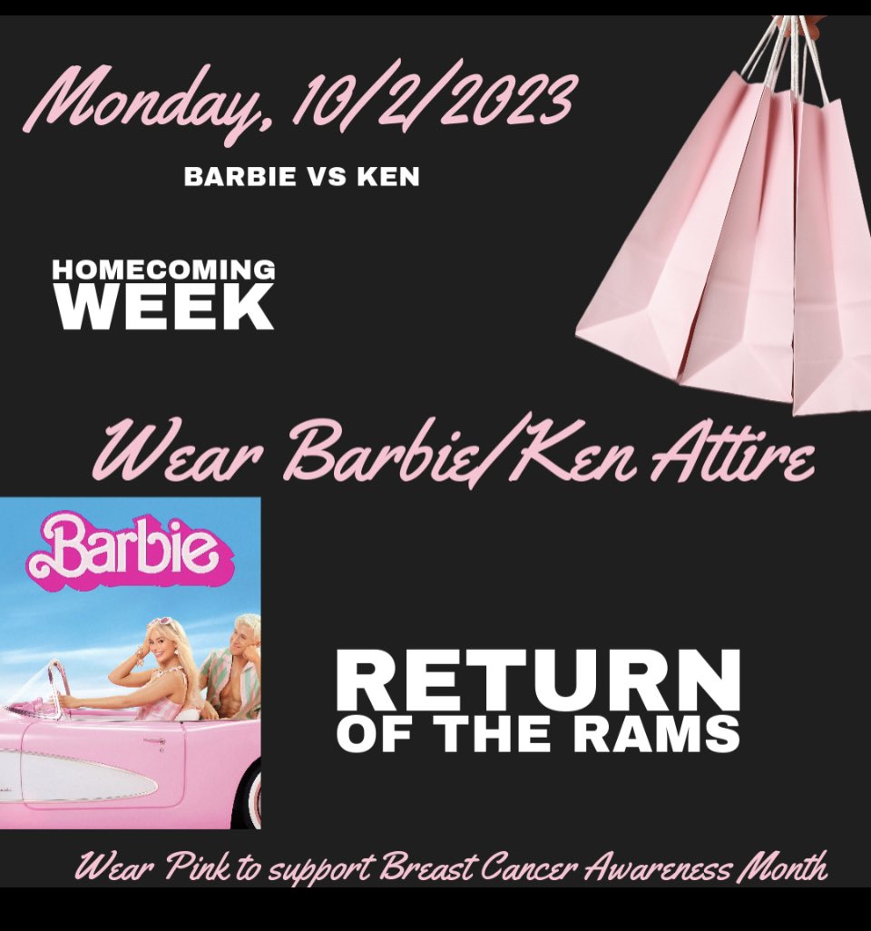 BTWRams's tweet photo. Homecoming Week! #ReturnoftheRAMS #aimforexcellence https://t.co/GfTXNyS94O