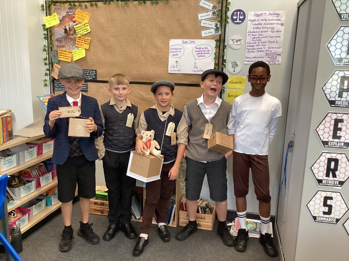 MNA_Year6's tweet photo. We’ve had a great start to our evacuee day today in Year 6! Everyone has made a huge effort and looks amazing! #culturalcapital @morley_newlands https://t.co/D2ihPz9yN1