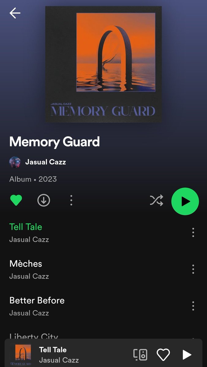 Memory Guard sort aujourd'hui !
Déjà disponible sur les plateformes de streaming. 
.
Et on se retrouve ce soir au <a href="/newmorningparis/">New Morning</a> pour la release party avec @undergroundcanopy 🔥