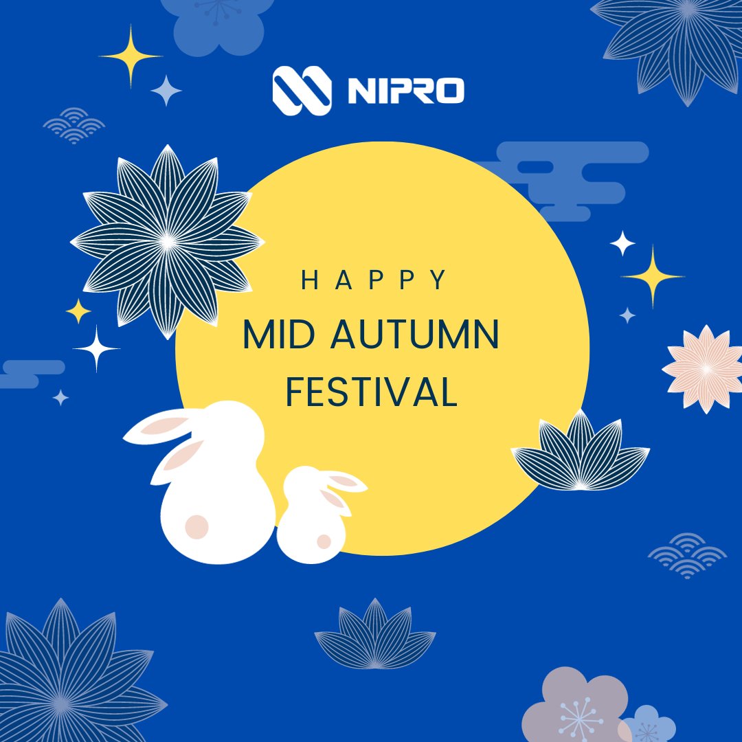 NiproAsia's tweet photo. Nipro wishes you all a happy and enjoyable Mid-Autumn (Moon) Festival! 🏮🥮🌕🐇 A night to enjoy the full moon with loved ones, while indulging yummy mooncakes #midautumnfestival #mooncake #mooncakefestival #midautumn #wearenipro https://t.co/7pmA46rtVG