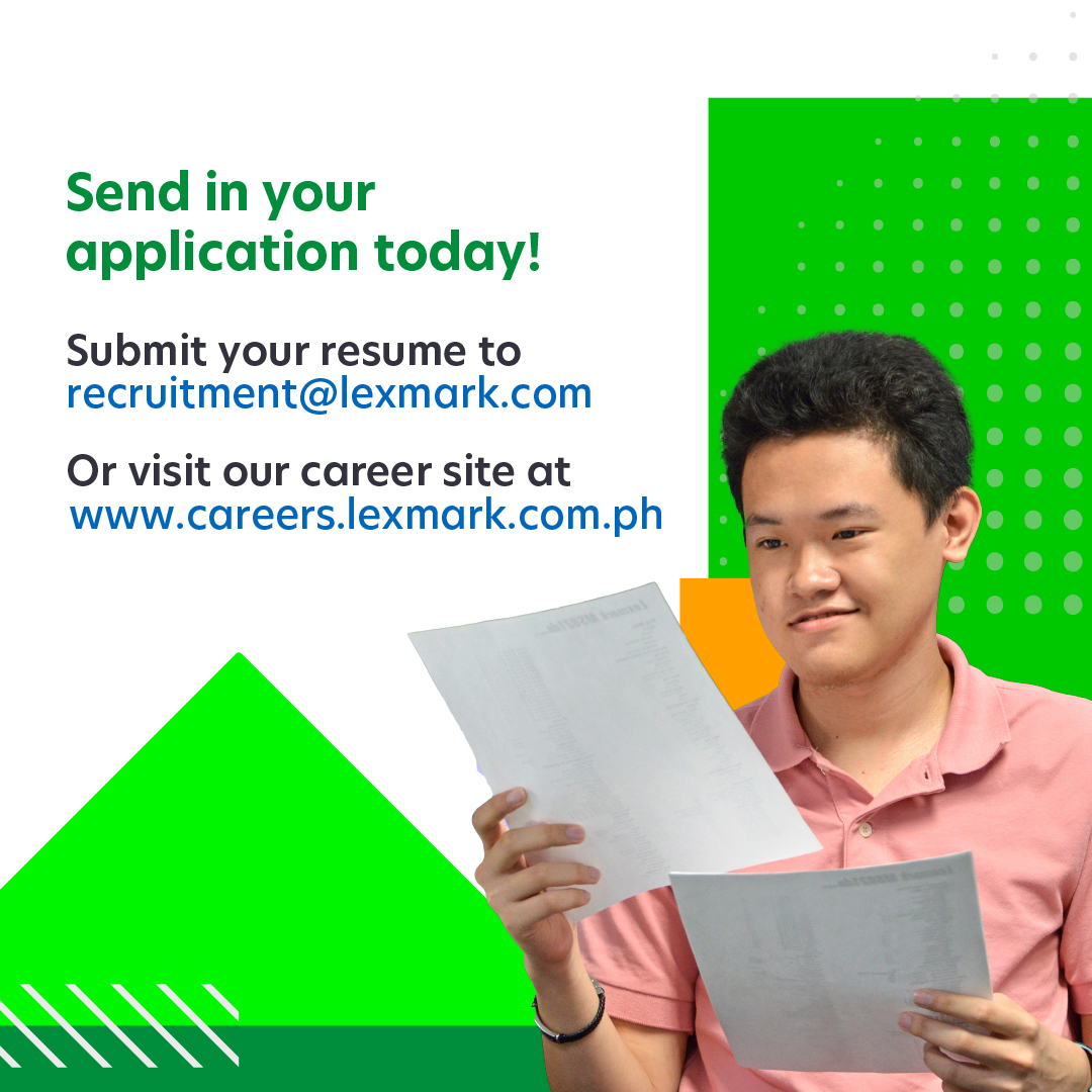 lexmarkcebu's tweet photo. Accelerate your career and become part of our Data to Value team by applying for these positions!

✔️Senior Data Scientist
✔️Supply Chain Business Analyst
✔️Services Business Analyst

Learn more about these opportunities and apply here: https://t.co/HhXu95RlsH

#CareersAtLexmark https://t.co/DDi0Wq1VGB
