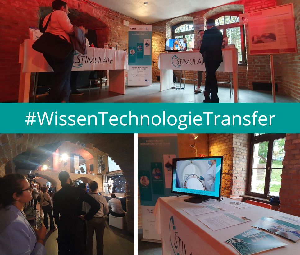 STIMULATE_FC's tweet photo. Zur #Transfermesse präsentierten Forschende des #Forschungscampus STIMULATE im Austausch mit Unternehmen und Gesellschaft neue medizintechnische Verfahren für bildgeführte Eingriffe und deren Schulung sowie zum #TransferRaum-Projekt #transPORT. Mehr Infos: https://t.co/4U79qfBaiq https://t.co/MD2svimIyQ