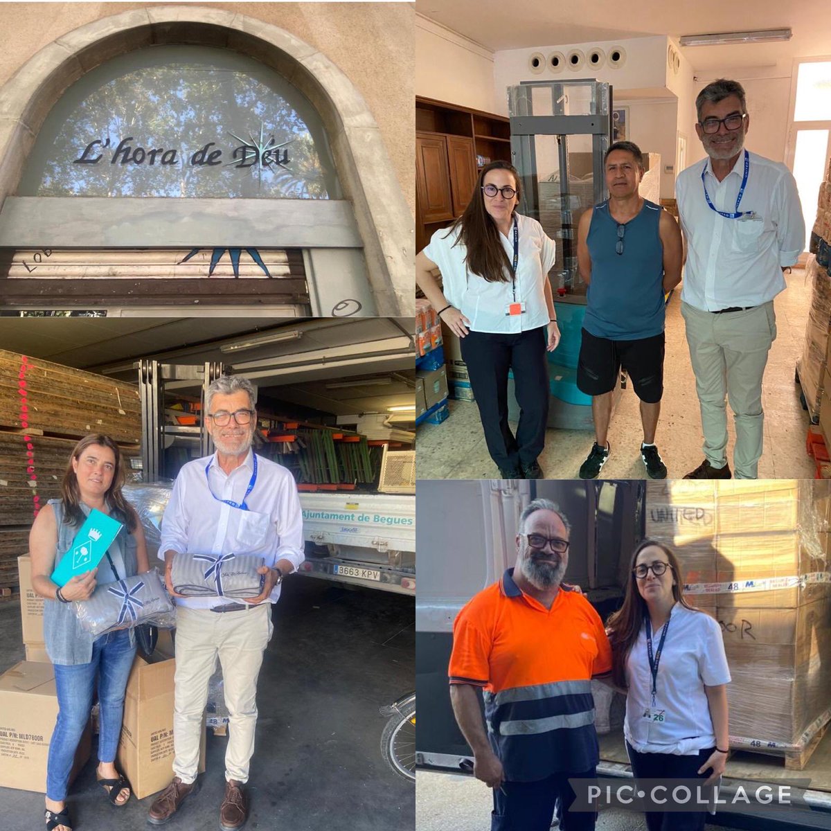 ⁦@united⁩ donated 120 Duvets each to ONG L’hora de Deu and to the Refugee Hostal in Begues as part of our commitment to our local communities #septemberofservice @ajuntamentdebegues ⁦@mariallauradof⁩ ⁦@AlfredGisbert⁩
