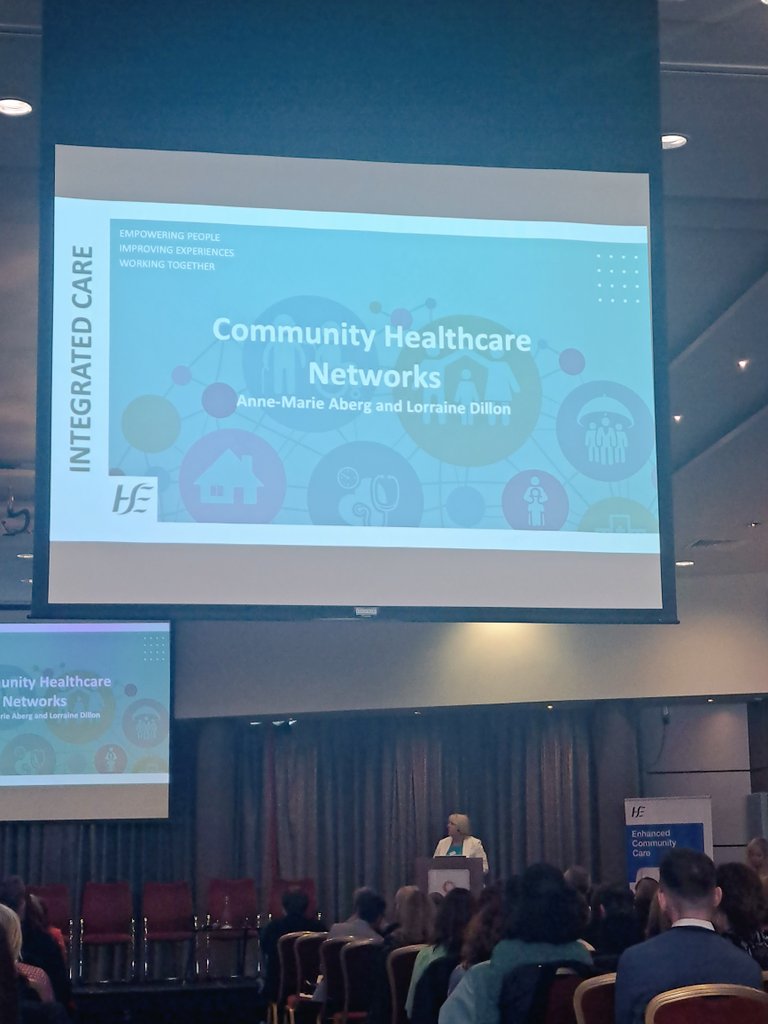 @Lorrain58815367 CHN Manager gives an overview of CHN Model and rollout of Healthlink in @HSECHO7 @MaryOKellyOT @DMHospitalGroup #ECCConference2023 #EnhancedCommunityCare #HomeFirst #improvedoutcomes #integratedcare