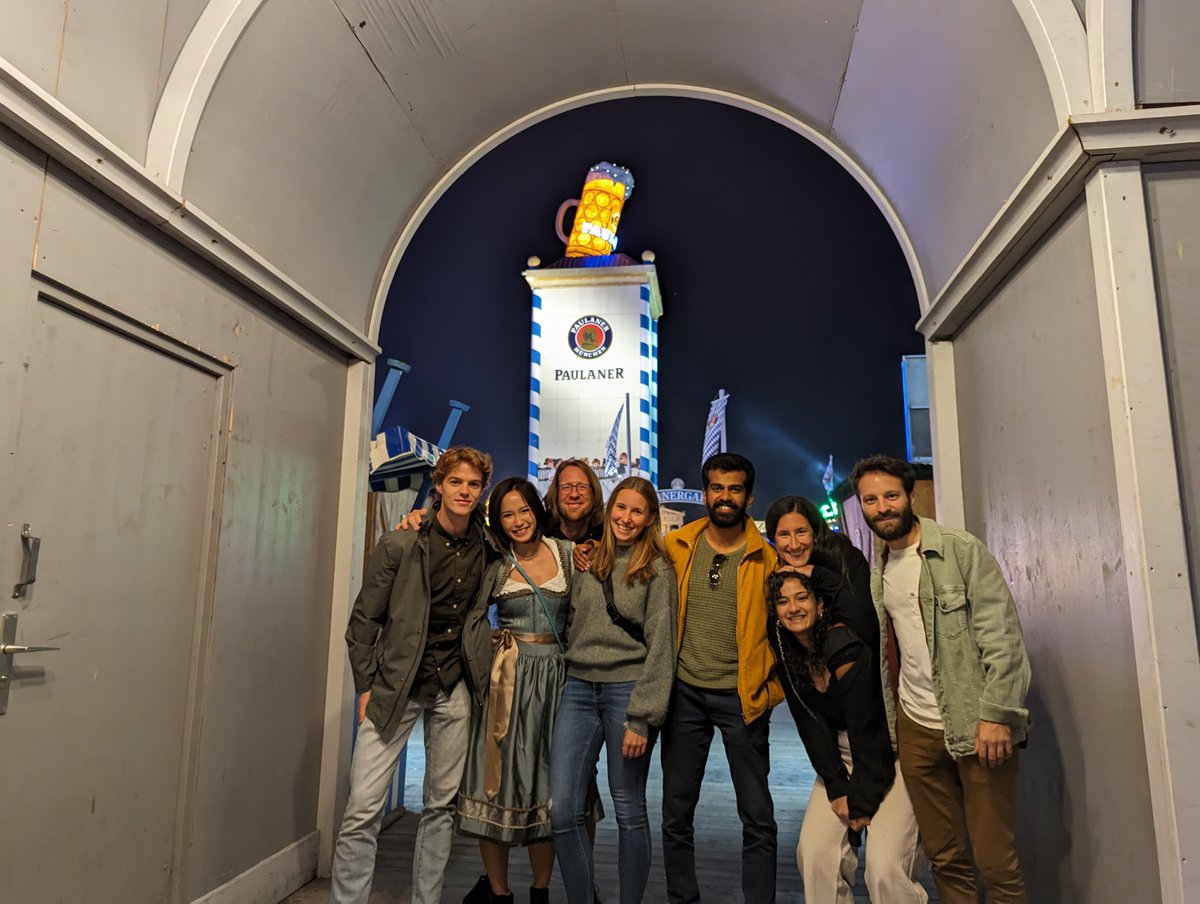 Bonev_Lab's tweet photo. 🍻 Prost to a brew-tiful time at Oktoberfest! Nothing beats a cold beer after a day in the lab! Cheers! https://t.co/r0zetjGiWZ