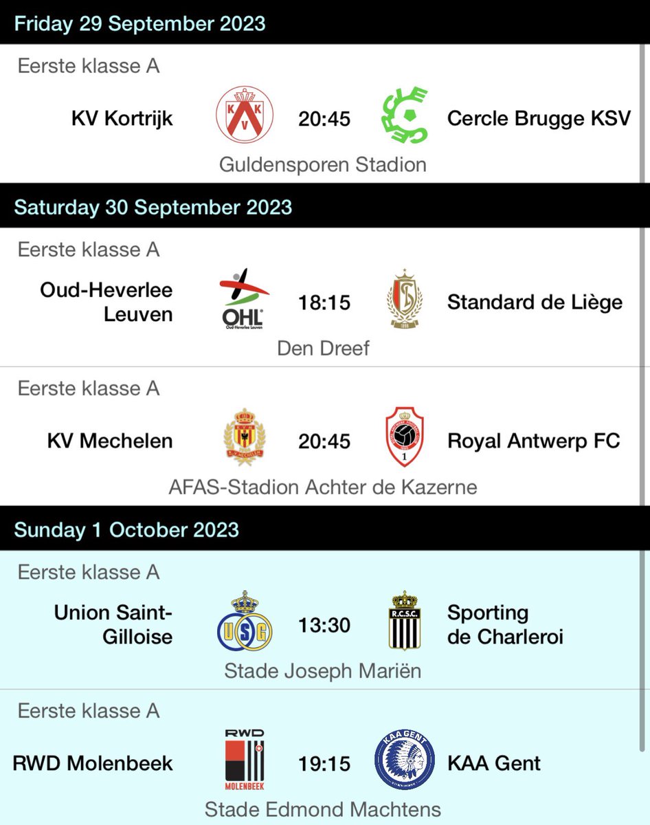 Suite à un problème familial je ne peux pas faire mon groundhopping en Belgique

J’ai 2 tickets pour 5 matchs. Si jamais des gens sont intéressés pour les reprendre à la valeur faciale du ticket ils sont dispo

Tous en latérale et bien placé pour voir parcage et locaux