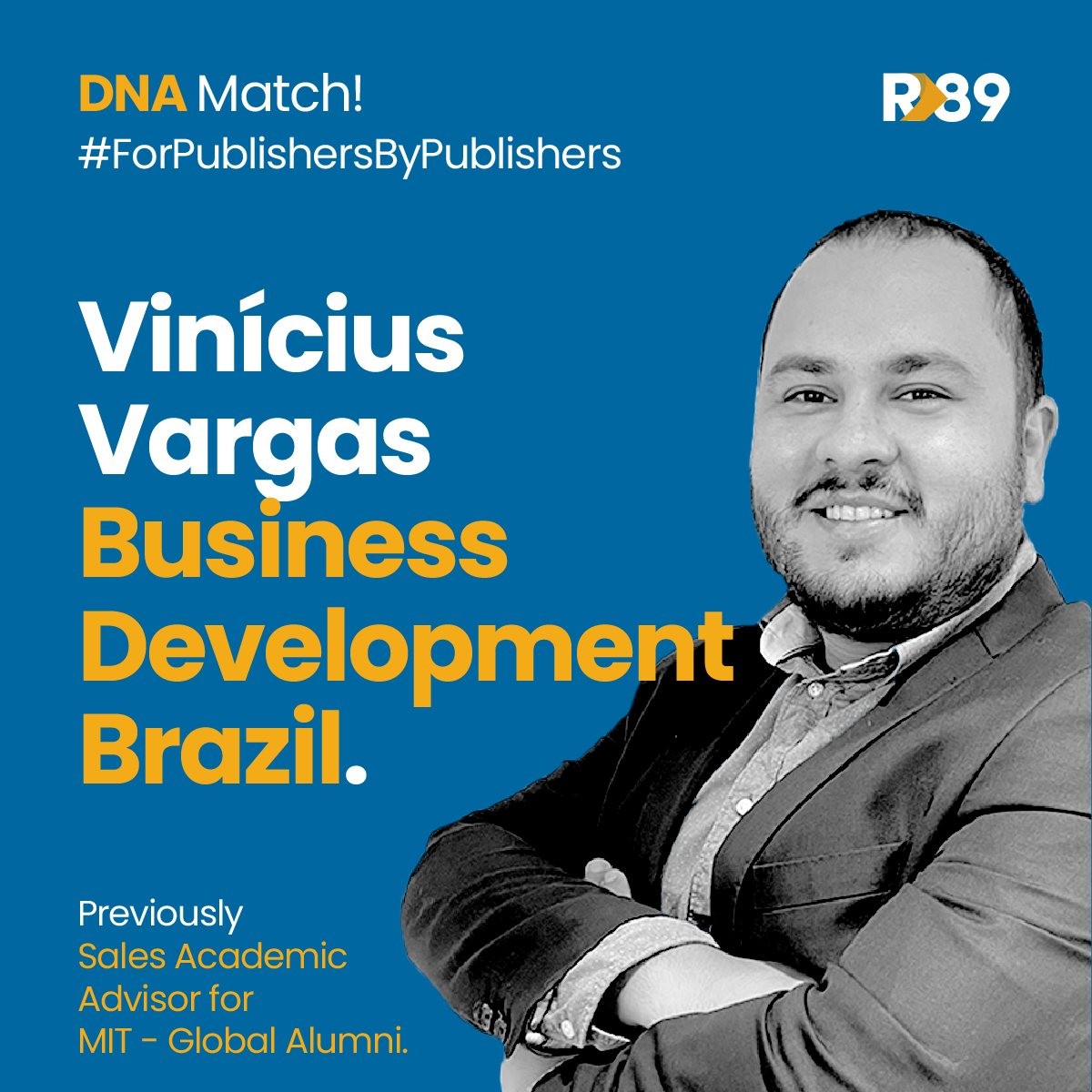 refinery89's tweet image. Welcome to Refinery89: Our New Business Developer for Brazil! 🙌🎉
 Let’s celebrate an excellent addition to our non-stop-growing energetic Business Development team: 
Vinícius Vargas!  🚀
Welcome aboard, Vinícius!
#Refinery89 #programmatic #DNAmatch #forpublishersbypublishers