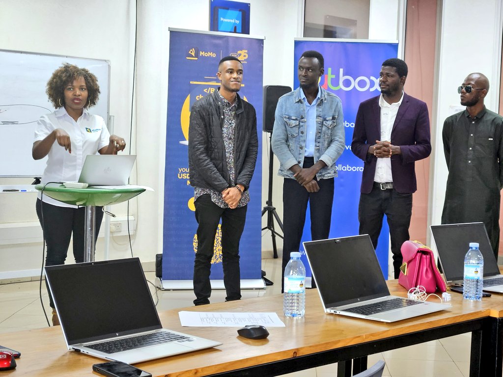 mtnmomoug's tweet photo. HAPPENING NOW:  From EchoKash to Transact Unity, the top 12 ideas and teams  have been announced, and we would love to thank everyone who submitted their idea this year.

#MoMoHackathon2023
#MTNMoMo https://t.co/oAmeejM0JF