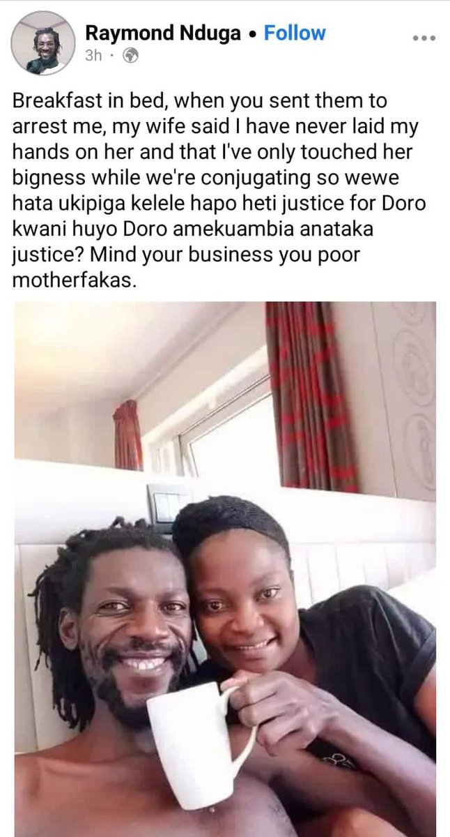 Maruti KE. ๐ฐ๐ช (@ipodi_stephen) on Twitter photo Enyewe mapenzi ya watu wameguzanisha tususu wachana nayo coz wueeh๐๐
#raymondnduga Enyewe mapenzi ya watu wameguzanisha tususu wachana nayo coz wueeh๐๐
#raymondnduga